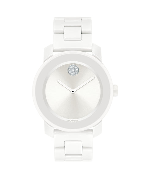 White ceramic women's watch hot sale