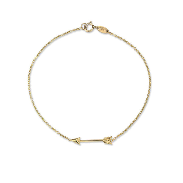 10K Yellow Gold Cupids Arrow Bracelet – European.ca