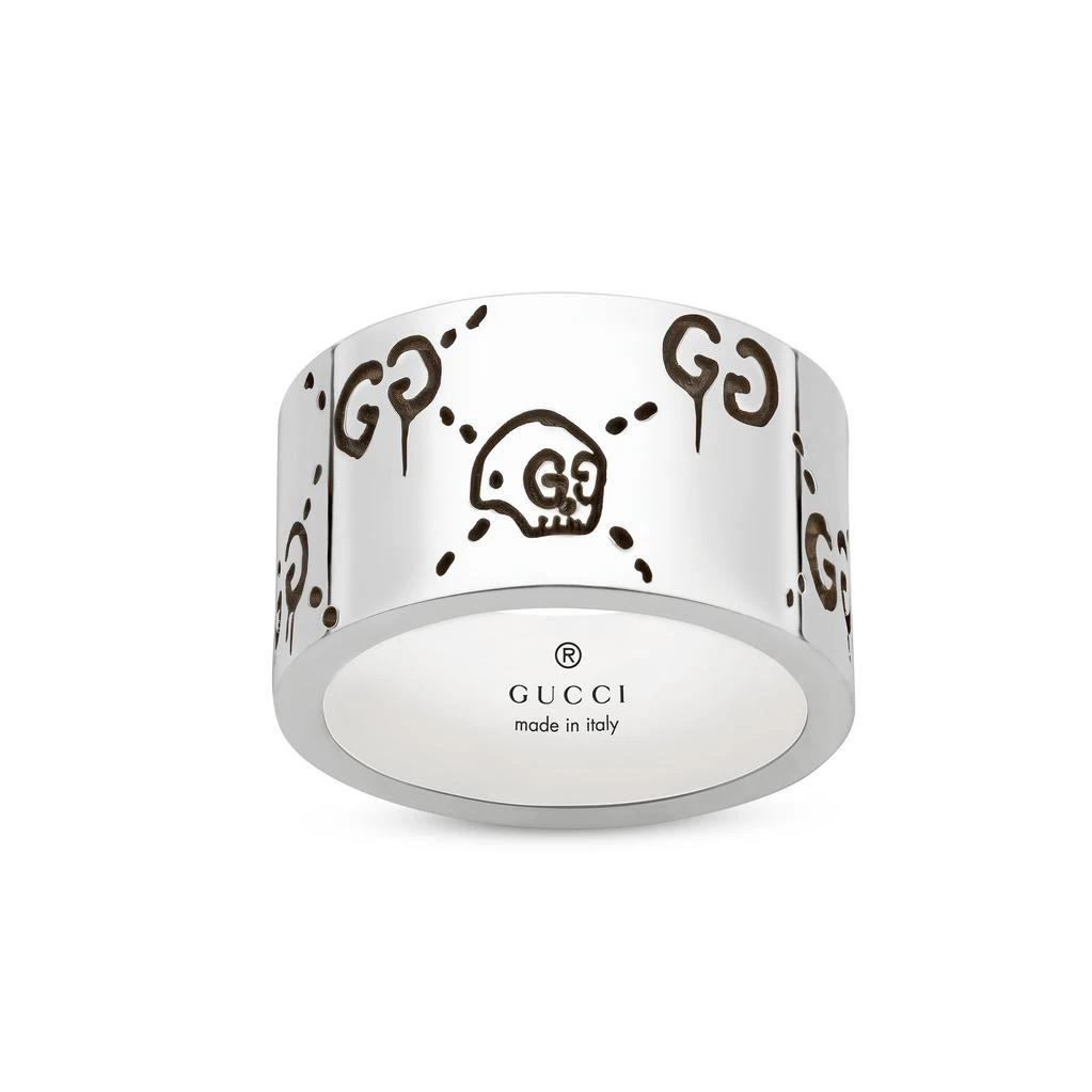 GUCCI ゴースト スカルリング シルバー925 コラボ GucciGhost Gucci Silver Large Ghost Ring
