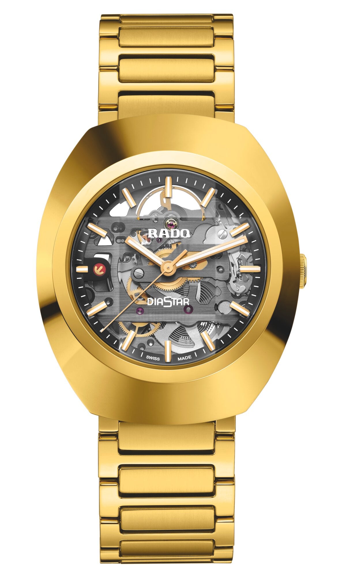 DiaStar Original Skeleton 38 mm Skeleton Dial with Gold‑Tone Stainless Steel Bracelet