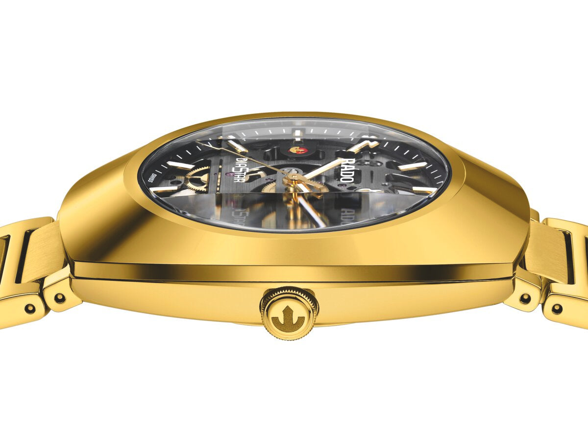 DiaStar Original Skeleton 38 mm Skeleton Dial with Gold‑Tone Stainless Steel Bracelet
