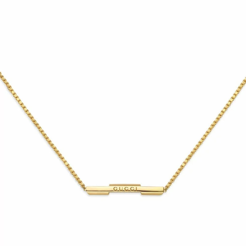 Gucci 18K Yellow Gold Link to Love Necklace