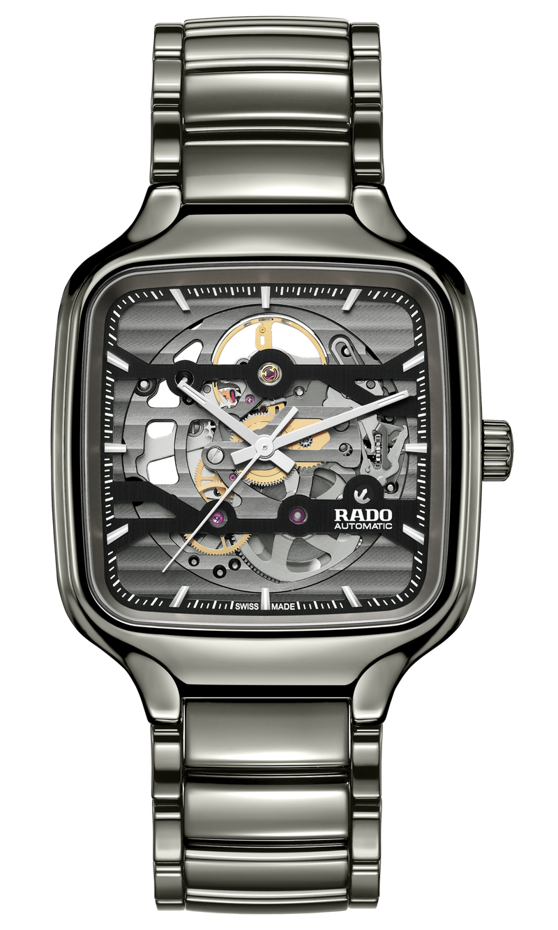 Rado True Square Automatic Skeleton Black Dial Watch R27125152