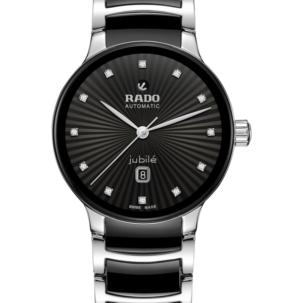 Rado black watch sale