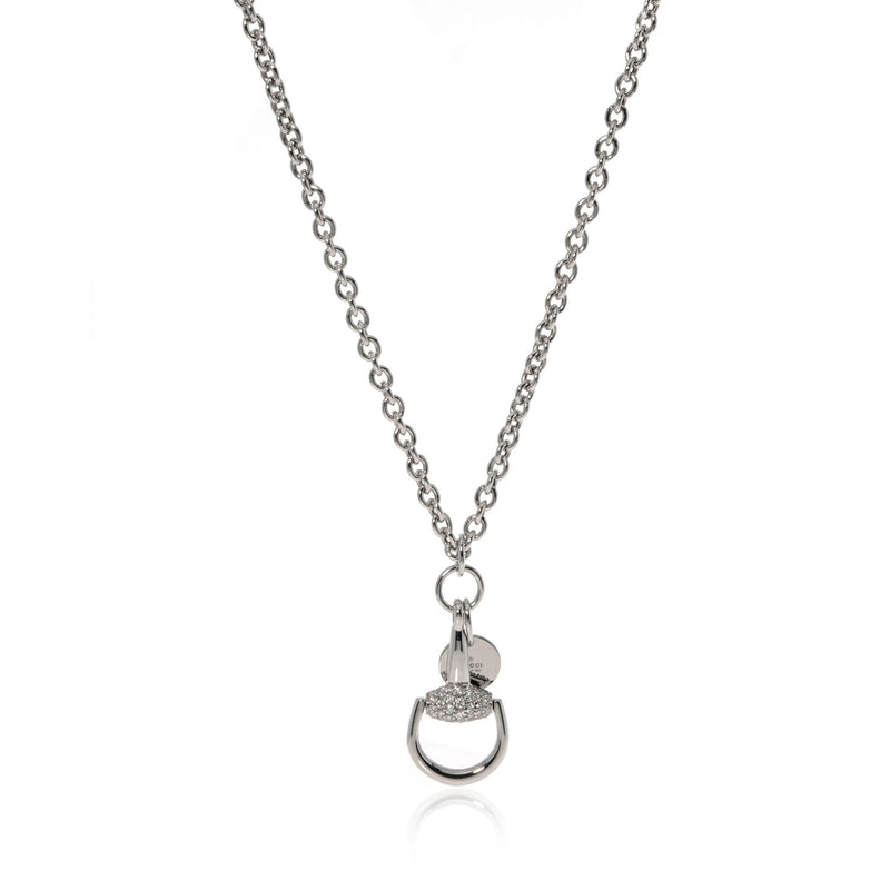 18K White Gold Estate Diamond Pendant Necklace – Long's Jewelers