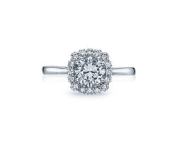 Tacori Full Bloom White Gold Diamond Engagement Ring