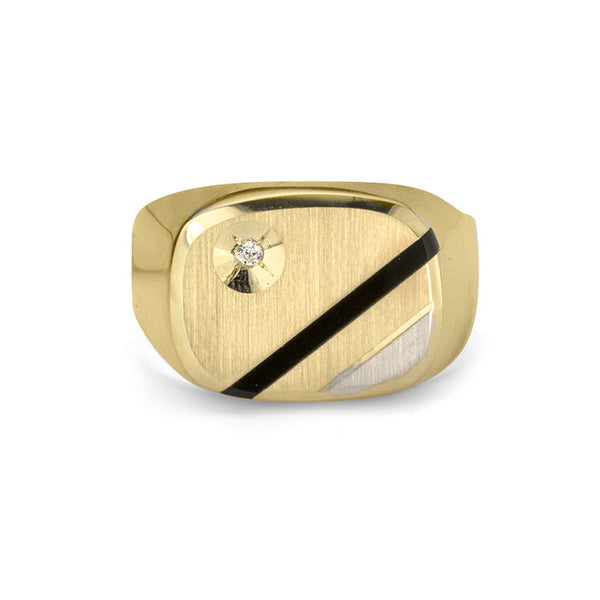 10K Yellow Gold Gentlemen's Ring