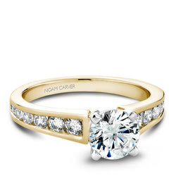 Noam Carver 14K Yellow Gold Diamond Engagement Ring (B006-01YWA)