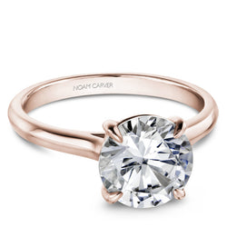 Noam Carver 14K Rose Gold Solitaire Engagement Ring