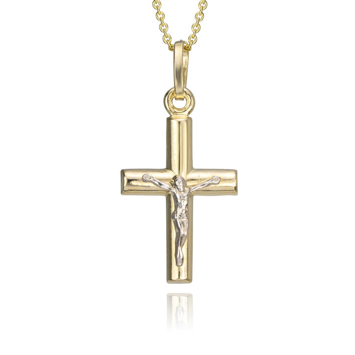 14k Crucifix Pendant
