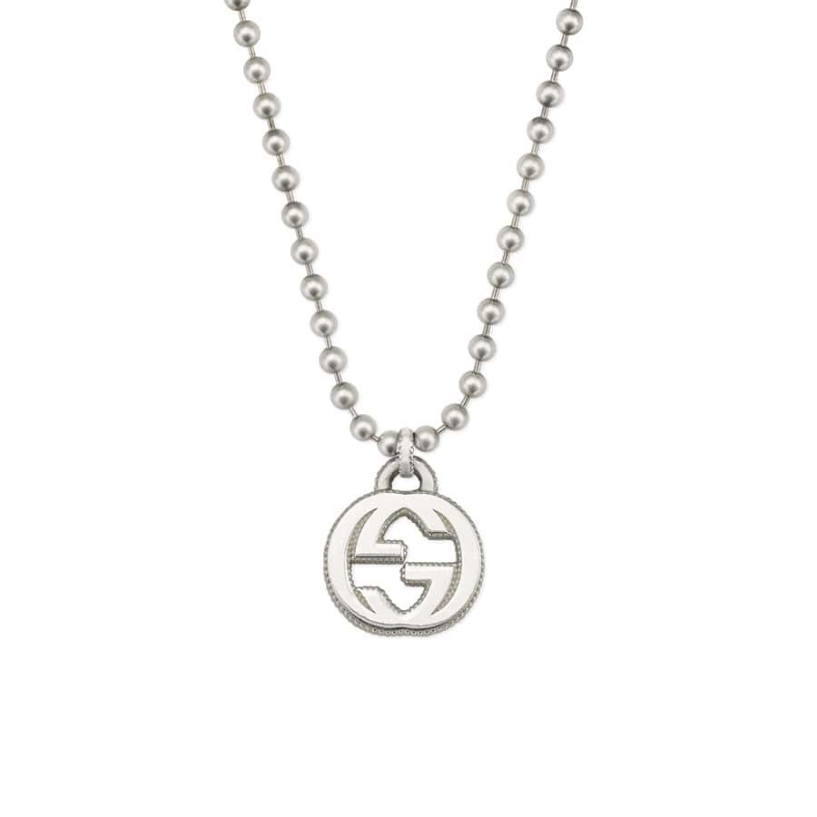 Gucci Silver Interlocking G Pendant Necklace – European.ca