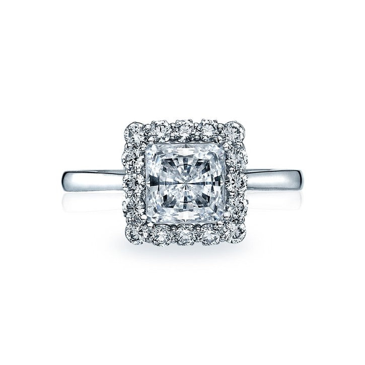 Tacori Full Bloom 18K White Gold Diamond Engagement Ring
