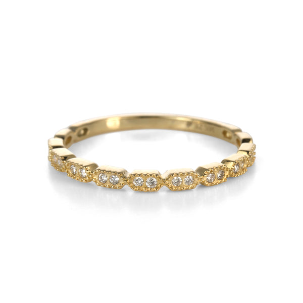 14K Yellow Gold Duo Diamond Stacker – European.ca