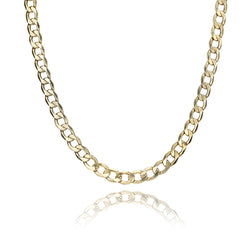 10k Yellow Gold 20" Curb Chain Necklace