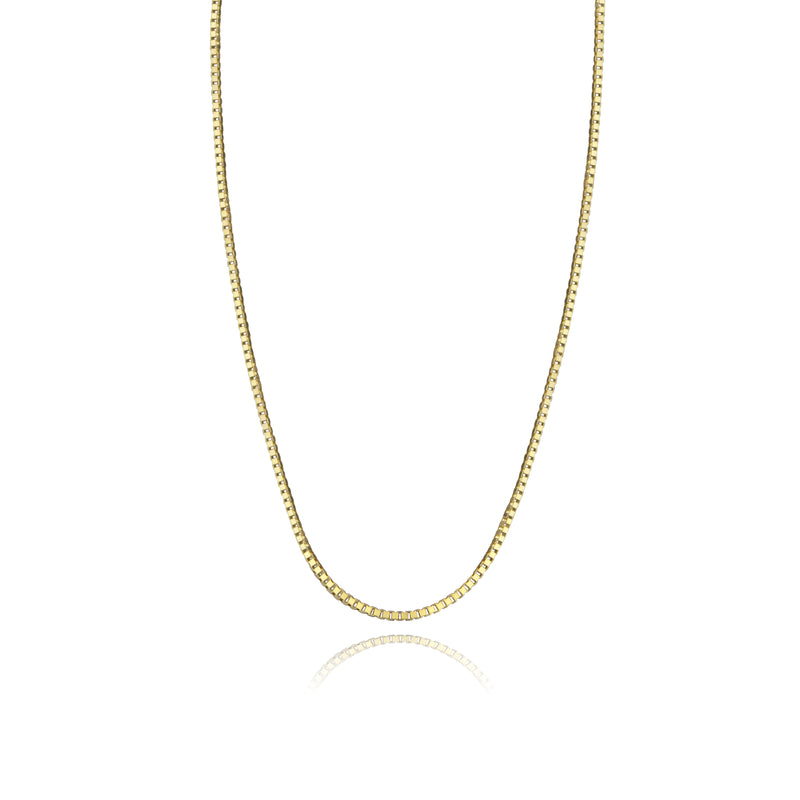 14K Yellow Gold Rolo Link Chain –