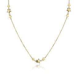 10k Yellow Gold Shooting Star Necklace