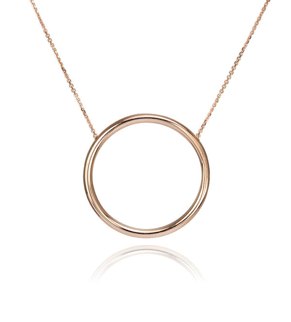 18k Rose Gold Infinity Pendant