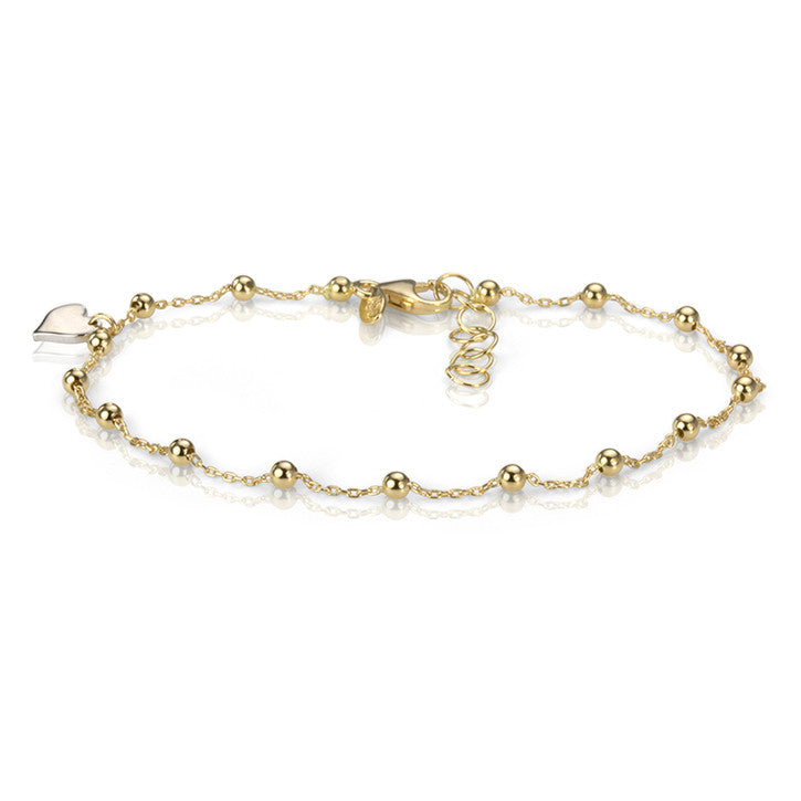 18K Yellow Gold Heart of Gold Bracelet