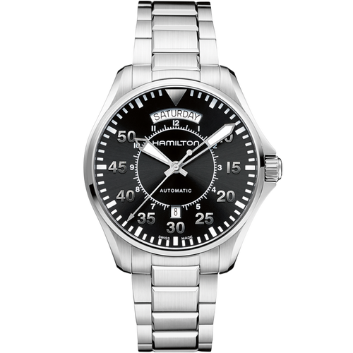 Hamilton Khaki Aviation Pilot Day Date Auto European
