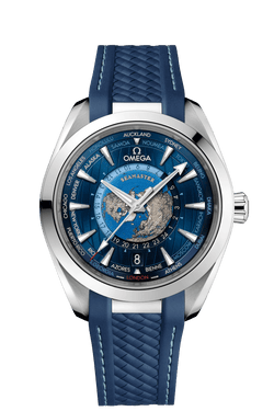 Omega Aqua Terra 150M Co‑Axial Master Chronometer GMT Worldtimer 43 MM