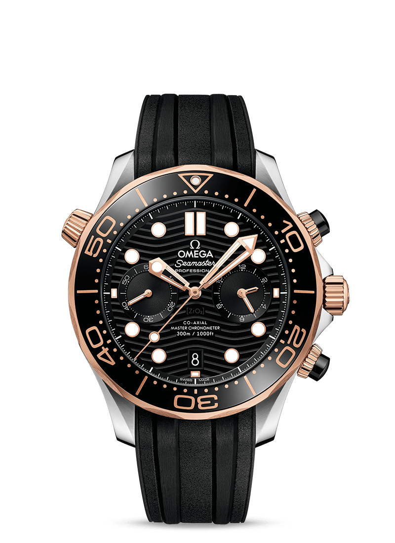 Omega Seamaster Diver 300M Master Chronometer Chronograph Watch 210.22.44.51.01.001