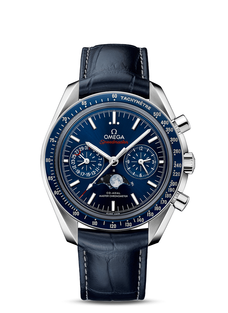 OMEGA Speedmaster Moonwatch Co‑Axial Master Chronometer Moonphase Chronograph 44.25 mm