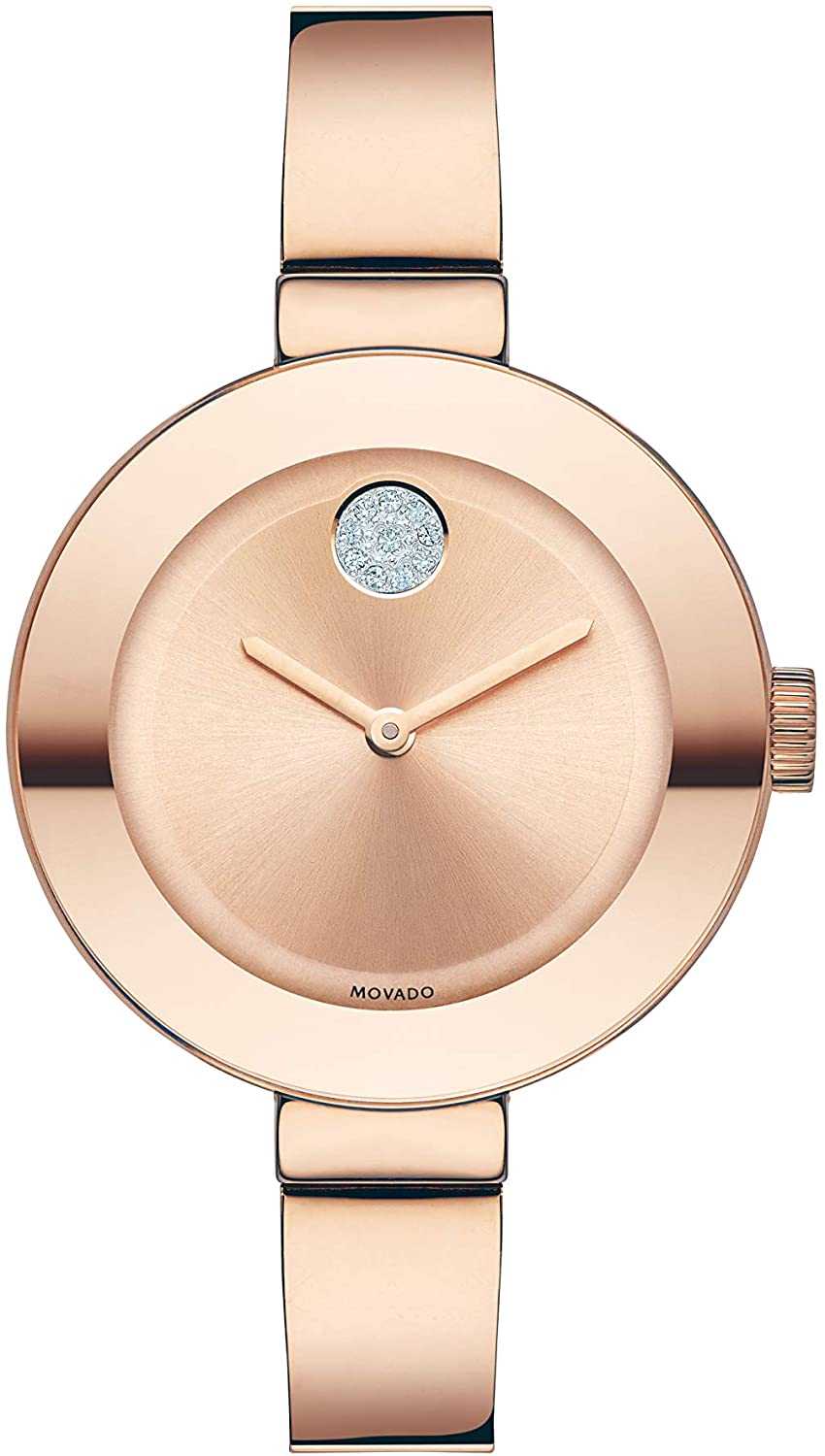 Movado bold women's online watch gold