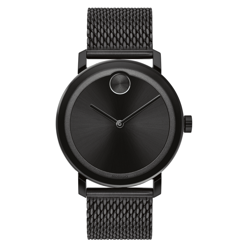 Black movado watch clearance