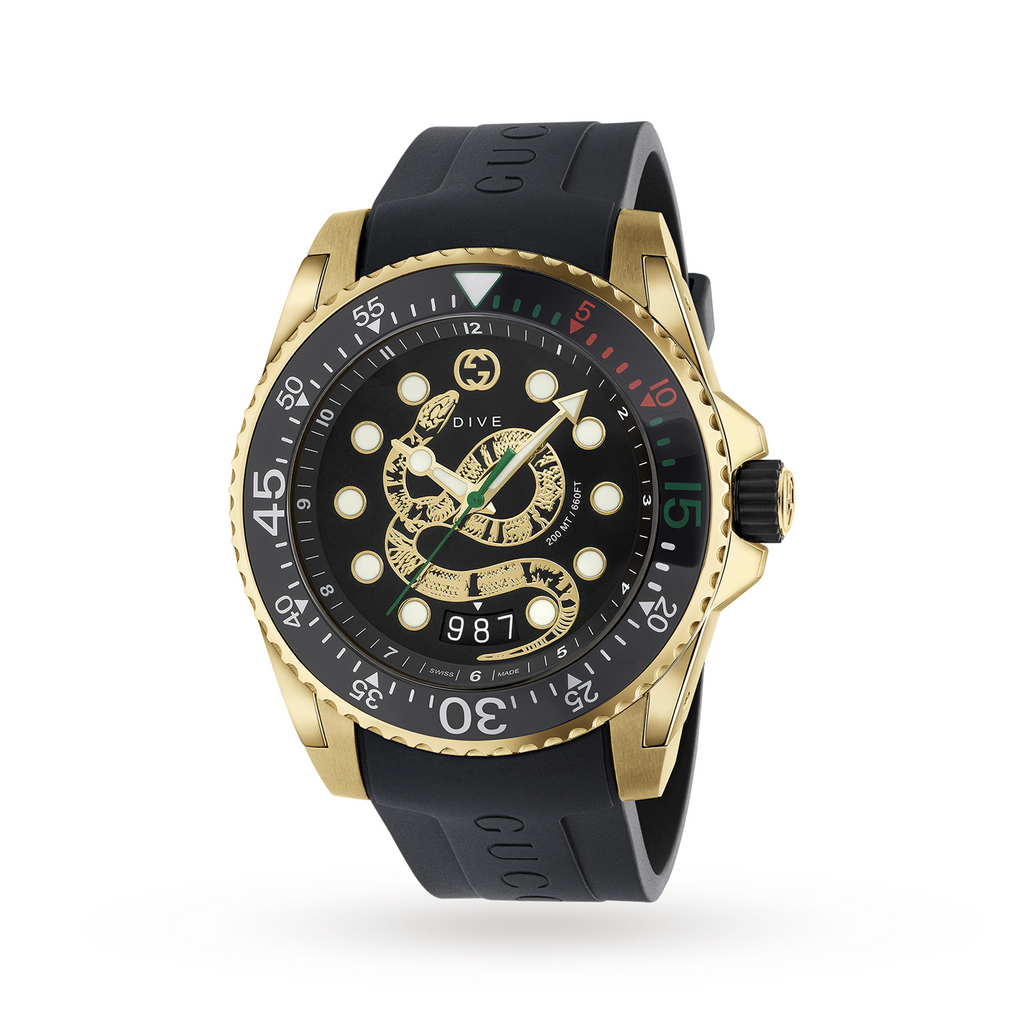 Gucci dive watch 200m shop